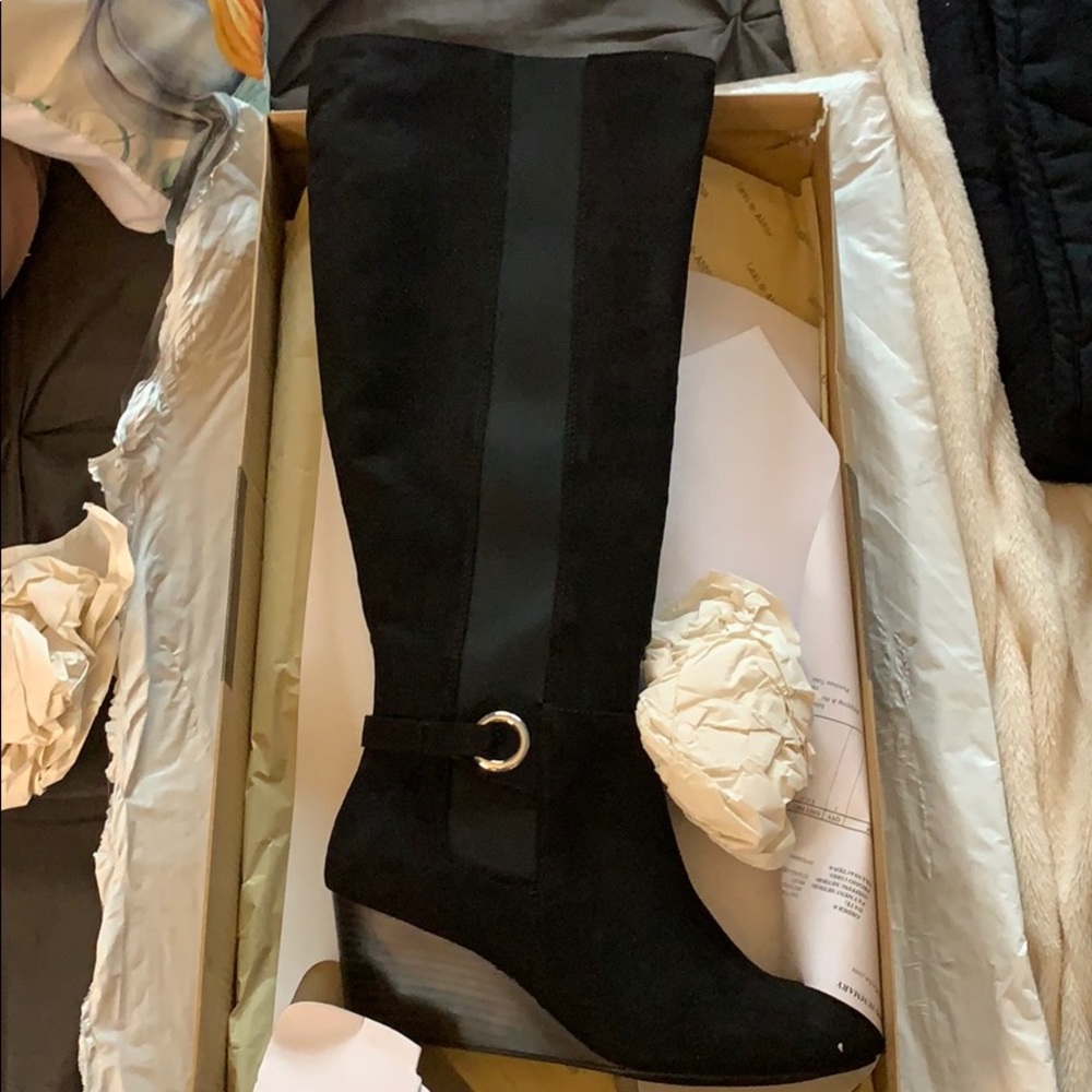 Tall Suede Boots
